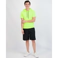 thumbnail image 5 of Real Essentials 3 Pack: Men's Dry Fit Short Sleeve Active Athletic Hoodie Pullover Sweatshirt (Available in Big & Tall), 5 of 7