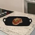 thumbnail image 3 of Ceramic Baking Pan Nonstick Cake Plate Simple Ovenware Porcelain Food Serving Tray with Double Handle for Home Decor (Black), 3 of 8