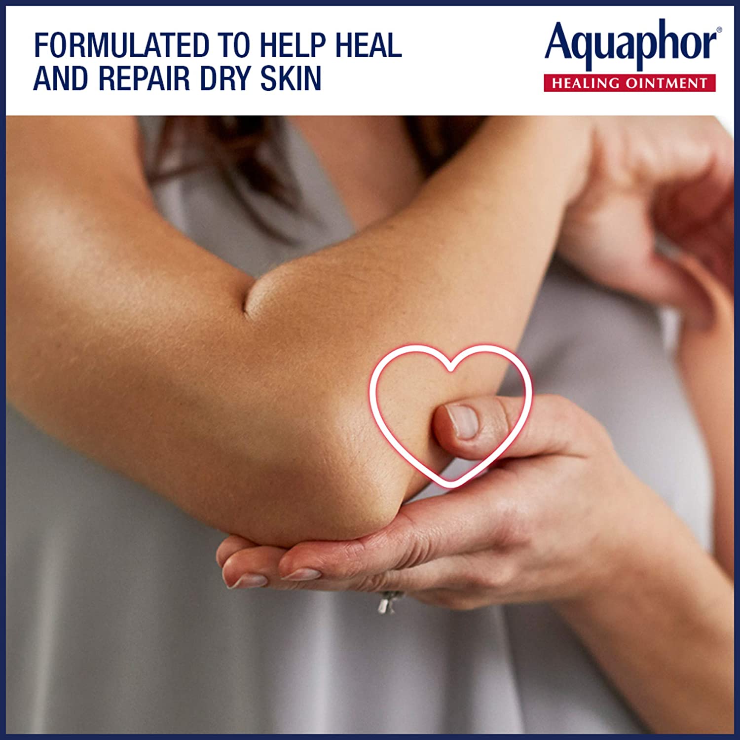 Aquaphor Healing Ointment - Moisturizing Skin Protectant for Dry Cracked Hands, Heels and Elbows, Use After Hand Washing - 14 oz. Jar - image 2 of 4