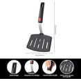 thumbnail image 2 of Silicone Wide Spatula, Slotted Turner for Cooking or Baking, Large Pancake Spatula for Egg, Fish, Steak, Flipping and Wok Use, Dishwasher Safe, 2 of 9