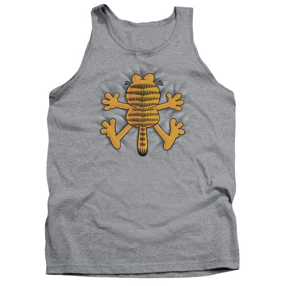 Garfield Ow Adult Tank Top Athletic Heather
