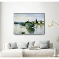 thumbnail image 2 of Giant Art Canvas  36x24 The Seine at Lavacourt Framed in Multi-Color, 2 of 3
