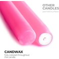 thumbnail image 2 of CANDWAX Bougies Coniques de 12 Pouces, Ensemble de 12 - Bougie Sans Coulure et Sans Fumée, Non Parfumée - Bâtons de Bougie à Combustion Lente - Bougies Roses, 2 of 7