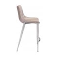 thumbnail image 2 of Zuo 102028 Chaise de Comptoir Magnus, Gris & Argent - Ensemble de 2, 2 of 8