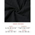thumbnail image 5 of DARING DIVA Mock Neck Cap Sleeve Belted A-Line Dress L Black, 5 of 6