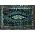 thumbnail image 1 of Ahgly Company Indoor Rectangle Persian Light Blue Traditional Area Rugs, 6' x 9', 1 of 4