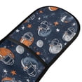 thumbnail image 2 of BZSMCE Oven Mitts Starstruck Football Creative Pattern Resistant Kitchen Gloves, 2 of 5