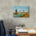 thumbnail image 3 of Epic Graffiti 'Die Zugbrucke' by Vincent Van Gogh, Giclee Canvas Wall Art, 26"x18", 3 of 8