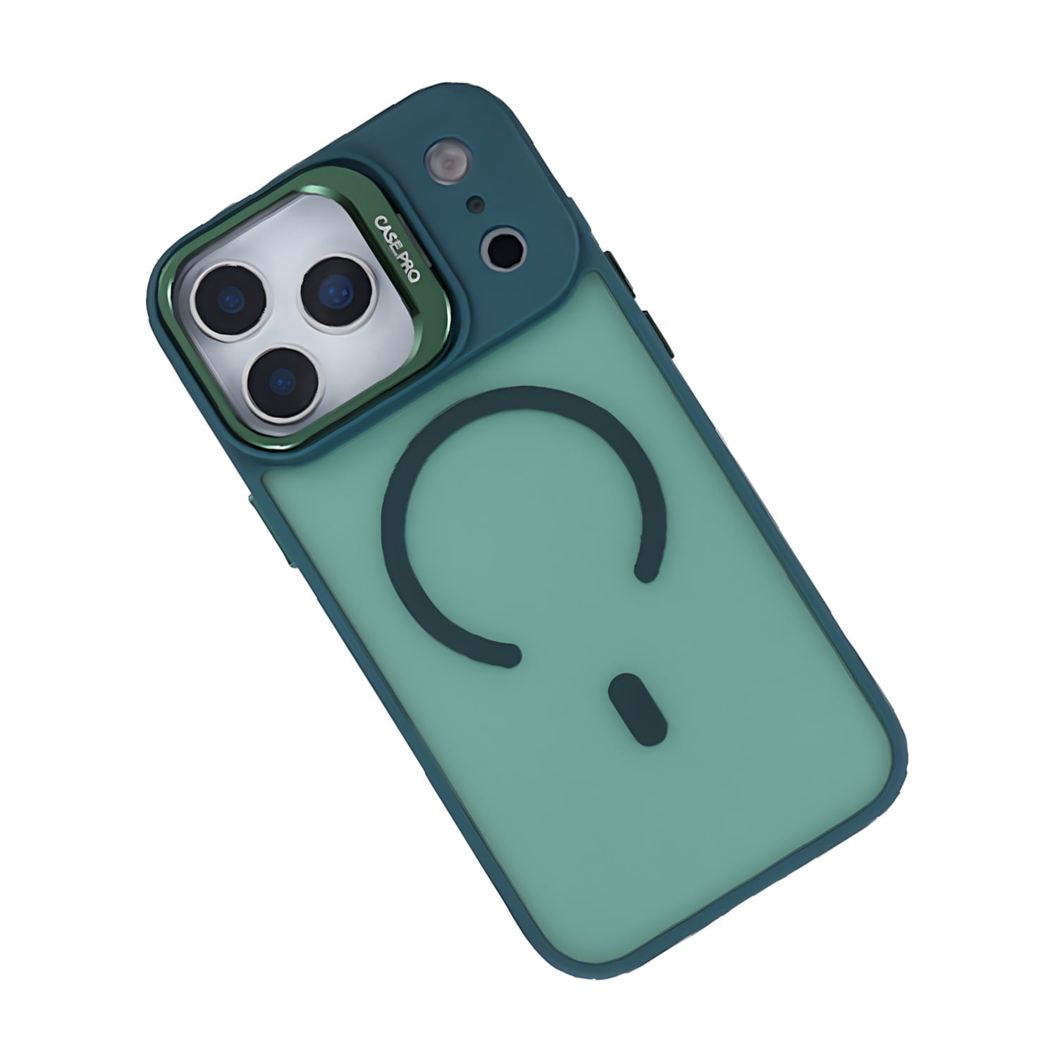 Slim MagSafe Camera Stand Case for iPhone 17 Pro - Green
