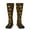 2 Black-2, variant on Fall Daisy Leaf Print Long Socks,Novelty Design Socks Gift for Men and Women,Crew Socks,Calf Socks