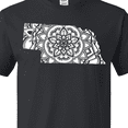 thumbnail image 4 of Inktastic Nebraska Silhouette Mandala T-Shirt, 4 of 5