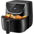 thumbnail image 1 of Friteuse à Air Chaud de 6QT, Four Airfryer Sans Huile de 1700W avec Minuterie et Température Réglable, Commandes Tactiles avec 8 Préréglages, Panier Antiadhésif et Lavable au Lave-Vaisselle, 1 of 8