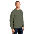 thumbnail image 2 of Gildan Men’s Heavy Blend Casual Crewneck Sweatshirt, Pullover Casual Fleece, Military Green, M, 2 of 5