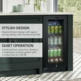 thumbnail image 3 of Whynter 100-Can Beverage Refrigerator, 15" Built-in Black Glass Door BBR-801BG, 3 of 9