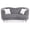 Gray, variant on Passion Furniture PF-G755-L Jewel 71 in. Flared Arm Polyester Straight Sofa in Gray