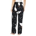 thumbnail image 3 of Sigee Fashionable Goose Print Women's Soft Pajama Pants - Breathable and Comfortable Lounge Sleep Bottoms with Elastic Waistband and Pockets-Small, 3 of 9