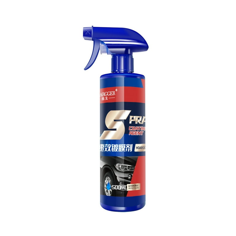 Fast-acting Coating Spray,Liquid Ceramic Spray Coating Top Coat  Quick-Coating Auto Spray Wax 500ML 