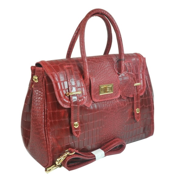 Misty U.S.A. 100% Genuine Cowhide Leather Handbags Made In Italy [YG8092-RD]