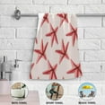 thumbnail image 5 of Watercolor Pink Starfish Hand Towels, Sea World Kitchen Towel Ultra Soft and Absorbent,Decorative Fingertip Face Towel for Bathroom Hotel, 2 PCS, 28.3"x 14.4", 5 of 5