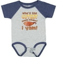 thumbnail image 3 of Inktastic Who's the Cutest Sweet Potato? I Yam Funny Thanksgiving Boys or Girls Baby Bodysuit, 3 of 5
