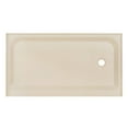 thumbnail image 2 of Voltaire 60" x 36" Single-Threshold, Right-Hand Drain, Shower Base in Biscuit, 2 of 8