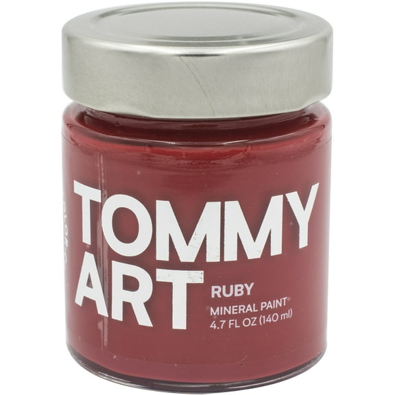 Tommy Art Chalk-Based Mineral Paint 140ml-Ruby