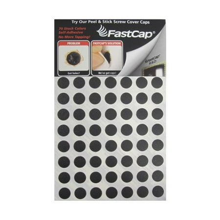 

1/2 Black Solid PVC Screw Covers (Pack of 280)