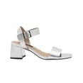 thumbnail image 4 of Zapatilla Tacon Ancho Para Mujer Salamandra® Plateado Correa plateado 23, 4 of 7