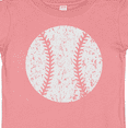 thumbnail image 4 of Inktastic Distressed Baseball in White Boys or Girls Baby T-Shirt, 4 of 5