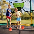 DGHM Trampoline Basketball Hoop Goal Kit Trampoline Basketball