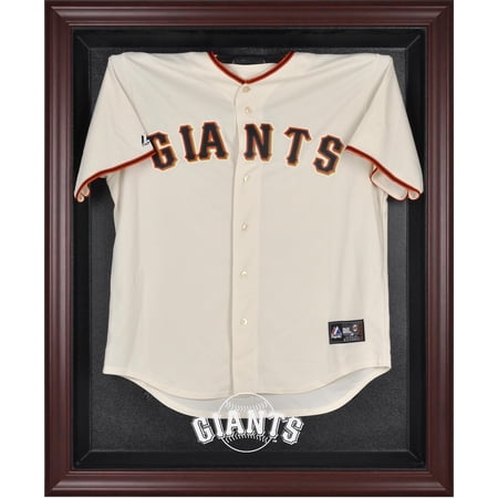 San Francisco Giants Mahogany Framed Logo Jersey Display Case