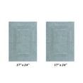 thumbnail image 3 of Better Trends Premium 2 Piece Bathroom Rug Set 100% Cotton, Extra Soft Tufted Bath Mat, Water Absorbent & Reversible Mat, Blue Lux Collection, 3 of 6