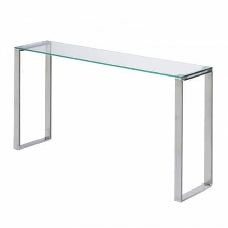 Davis Modern Gem Glass Desk Console Table 30 H Walmart Com