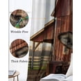 thumbnail image 6 of Farm Donkeys Black Out Curtains 63 Inch Long, Room Darkening Draperies Curtains Panels, Farmhouse Barn Funny Animals Butterfly Thermal Insulated Curtain for Bedroom Living Room 52"x63" 2 Panels, 6 of 8