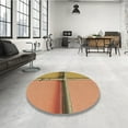 thumbnail image 3 of Ahgly Company Indoor Square Patterned Red Fox Red Area Rugs, 7' Square, 3 of 6