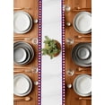 thumbnail image 6 of 4th of July Watercolor Truck Heart Flower Table Runner-36 Inch Long American Red Blue Flag Table Runners Linen Burlap Tablerunner for Kitchen Dining Room Holiday Party, 6 of 9
