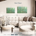 thumbnail image 3 of Elephant Stock Trade Winds Diptych Ii Wall Art - Horizontal Canvas Wall Art - Living Room Wall Decor - Abstract Canvas - Green And Blue Decor By Suzanne Wilkins - 36" x 24", 3 of 4
