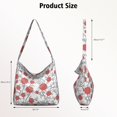 thumbnail image 4 of Canvas Crossbody Bag for Women and Men Lightweight Large Boho Tote Shoulder Bag Adjustable Strap Trippy Design Travel Work Casual Daypack, 4 of 5