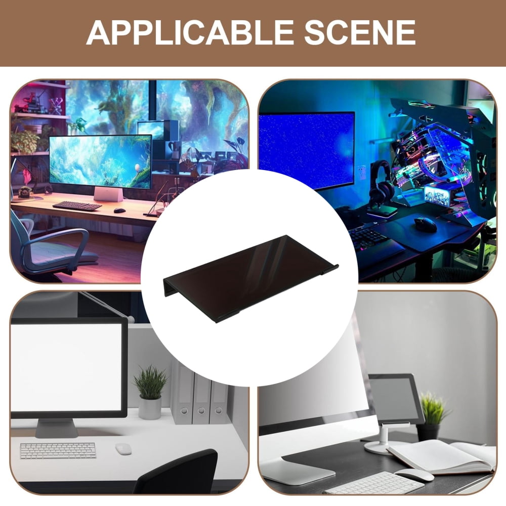Ksruee Keyboard Stand for Desk Ergonomic Tilted Clear Riser PC Keyboard Stand Riser for Typing for Home Study Room Reception School Cubicle Work Gamers Students Programmers