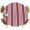Red, variant on Elastic Fitted Round Tablecloth, Red Pink Stripes Waterproof Stretch Table Cover for 45"-54" Tables, Country Simple Gradient Vertical Lines Washable Outdoor Tablecloths for Patio, Picnic, Camping