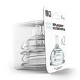 thumbnail image 3 of Comotomo Silicone Replacement Nipple, Slow Flow, 0-3 Months, 2 Count, 3 of 9