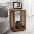 thumbnail image 1 of Northfield Table d'Appoint Tressée Admiral avec Étagère en Bois Beige, 1 of 10