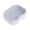 Size:M Color:white, variant on Multi-purpose Feeding Dish Food Water Basin Tray for Pet Reptiles Snake Terrarium Habitat