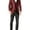 Burgundy, variant on Adam Baker by Needle & Stitch Mens Tux-Shark 3-Piece Slim Fit Tuxedo Suit Set - Burgundy - 40R