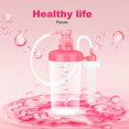 thumbnail image 2 of 350ml/500ml Vaginal Clearner Graduated Pump Head Soft Nozzle Healthy Butt Vagina Cleaning Products Spray for Female, 2 of 5