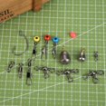 thumbnail image 3 of 162 Uds Kit de accesorios de pesca anzuelos giratorios caja de aparejos de pesca Likrtyny Deportes al aire libre Salida diaria Juego de fiesta, 3 of 6