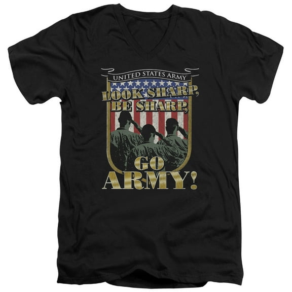 Army - Go Army - Slim Fit V Neck Shirt - X-Large