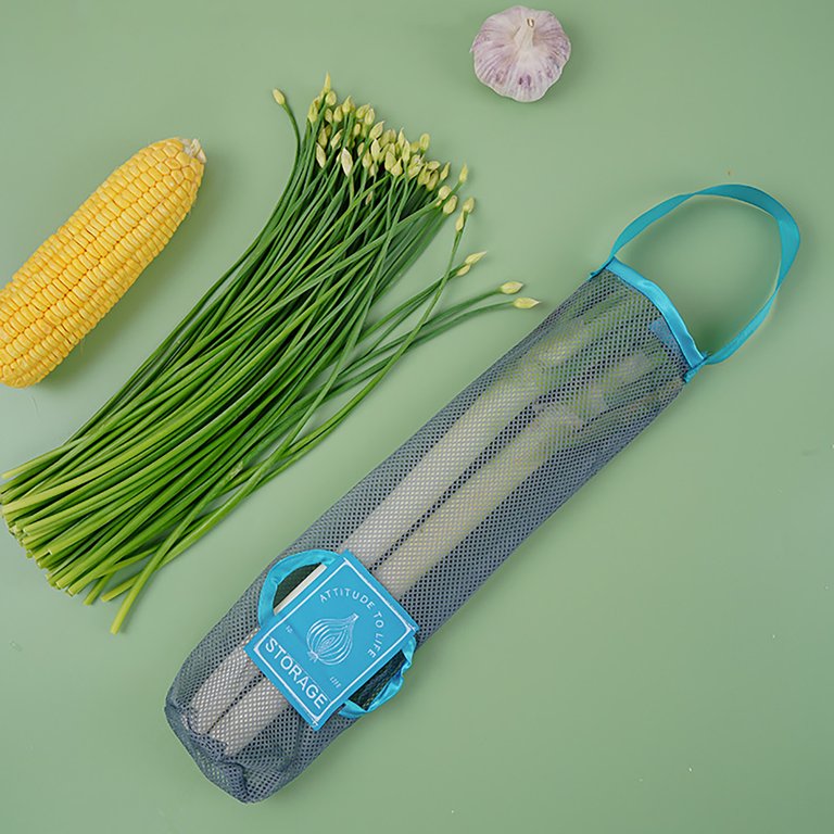 household fruit and vegetable mesh bag foldable tote shopping bag