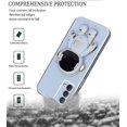 thumbnail image 6 of Compatible with Realme GT Master Edition Case Silicone TPU Plating, Realme GT Master Edition Cases Cute Astronaut Pattern Phone Case with Stand (Blue), 6 of 14