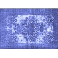 thumbnail image 1 of Ahgly Company Indoor Rectangle Persian Blue Traditional Area Rugs, 3' x 5', 1 of 4